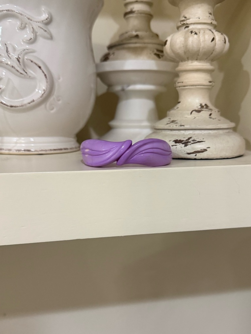 Vintage Purple Plastic Bangle